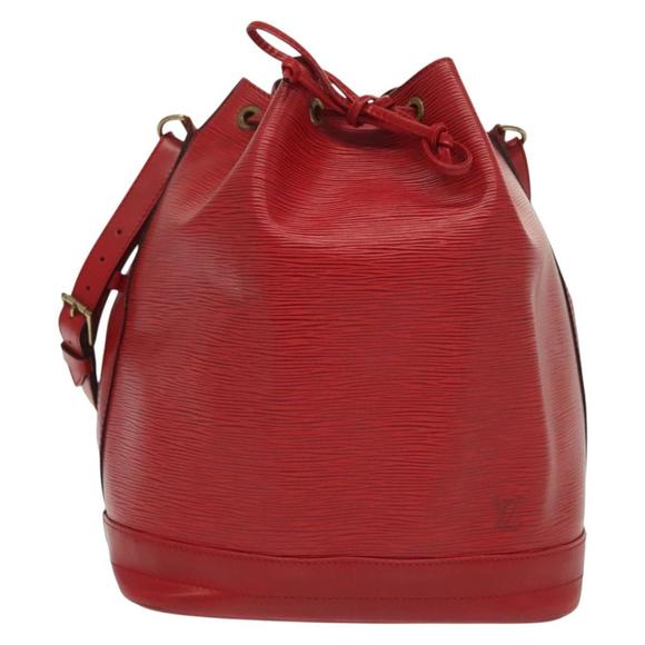 LOUIS VUITTON Epi Noe Shoulder Bag Red M44007 LV Auth 136463 - Picture 13 of 16